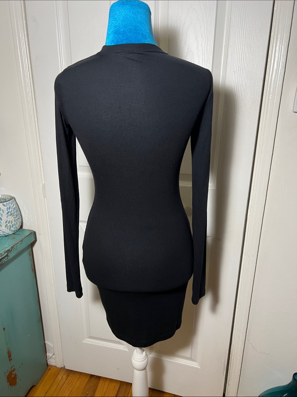 NWOT CLYQUE The Label Annie Black Bidi Dress Stretchy Women’s Small - Picture 5 of 9